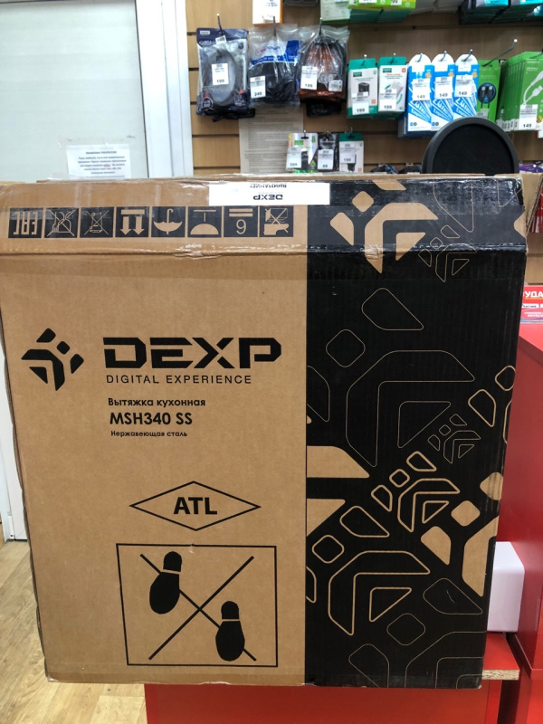 Кондиционер Вытяжка Кухонная DEXP MSH340 SS